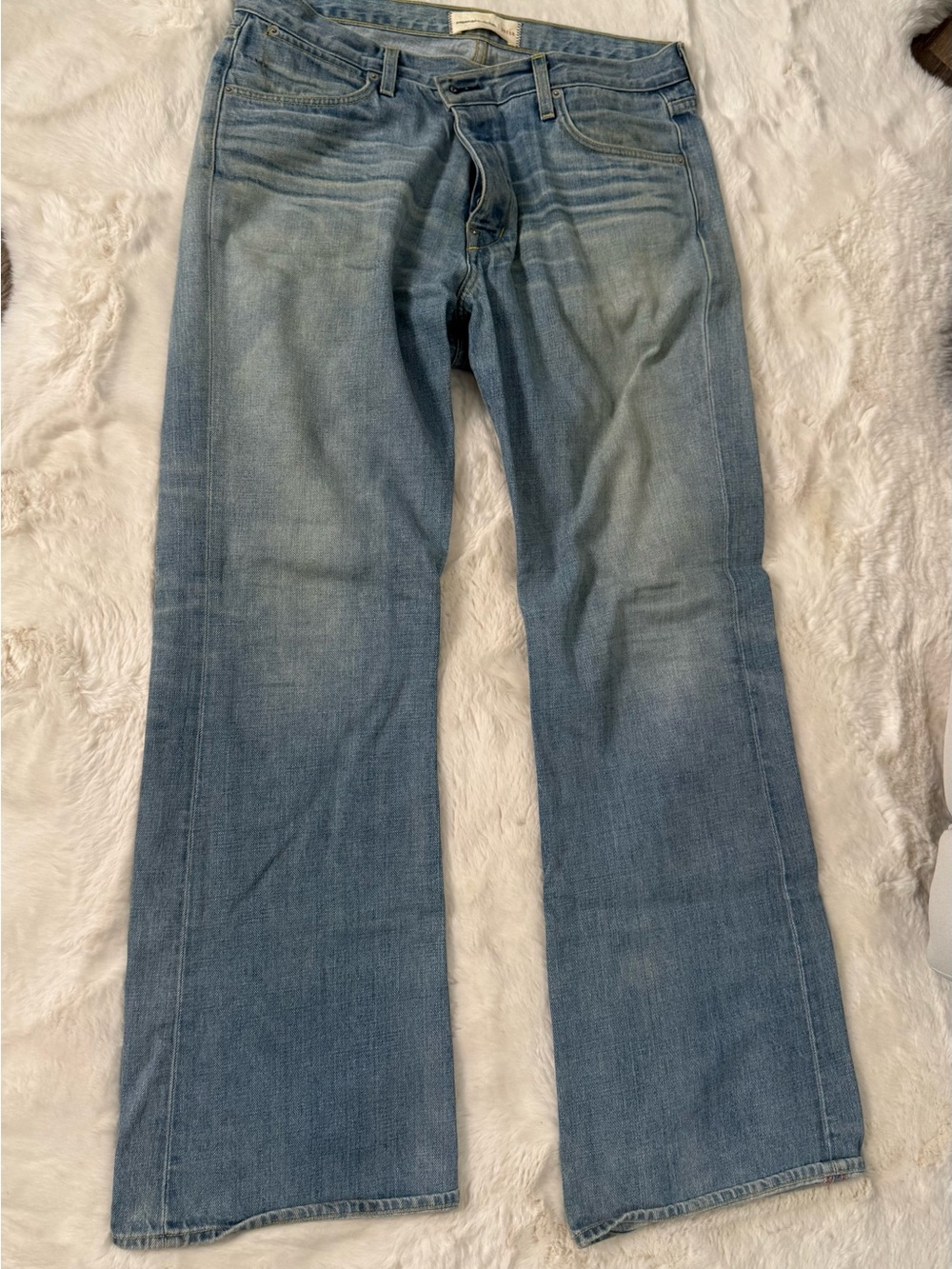 Men’s Paper Denim & Cloth Light Wash Straight Leg Jeans